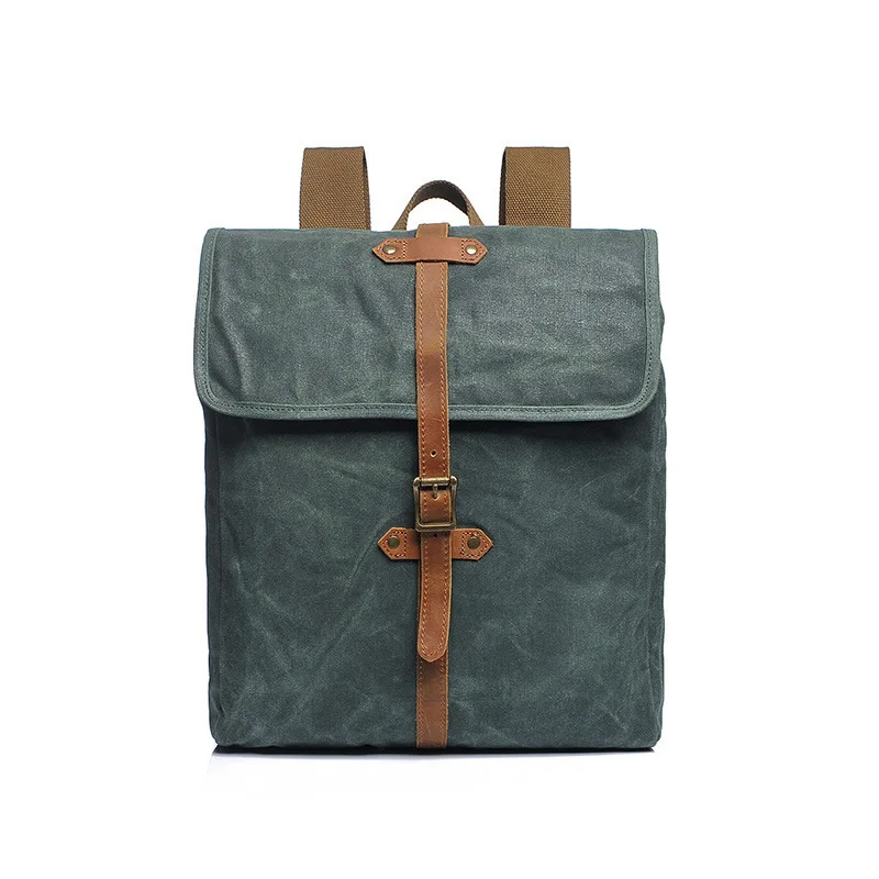 

New Arrival Men'S Backpack Waterproof Canvas Back Pack Hardwearing Breathable Canvas School Backpack Large Capacity Bags