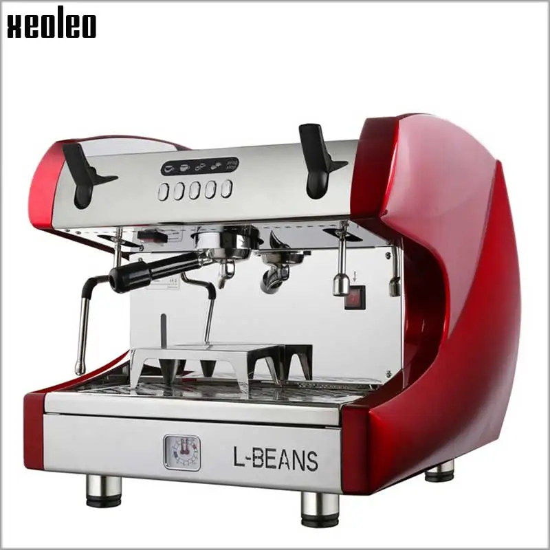 Image Xeoleo Commercial Espresso Coffee Maker Stainless Steel  Maserati type Semi Automatic Coffee Machine For Restaurant Hotel