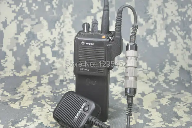 XTS2500 гарнитура адаптер для подключения Тактический PTT/наушники/микрофон для HT1000 радио