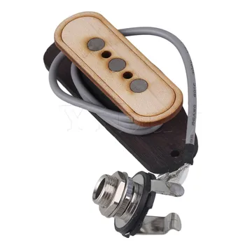 

Yibuy 3-pole 4.3K Pre-wired 3 String Bass Pickup&Input Jack for Cigar Box Guitar