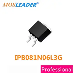 Mosleader IPB081N06L3G TO263-3 100 шт IPB081N06L3 VGS (TH) 2,5 V сделано в Китае высокого качества