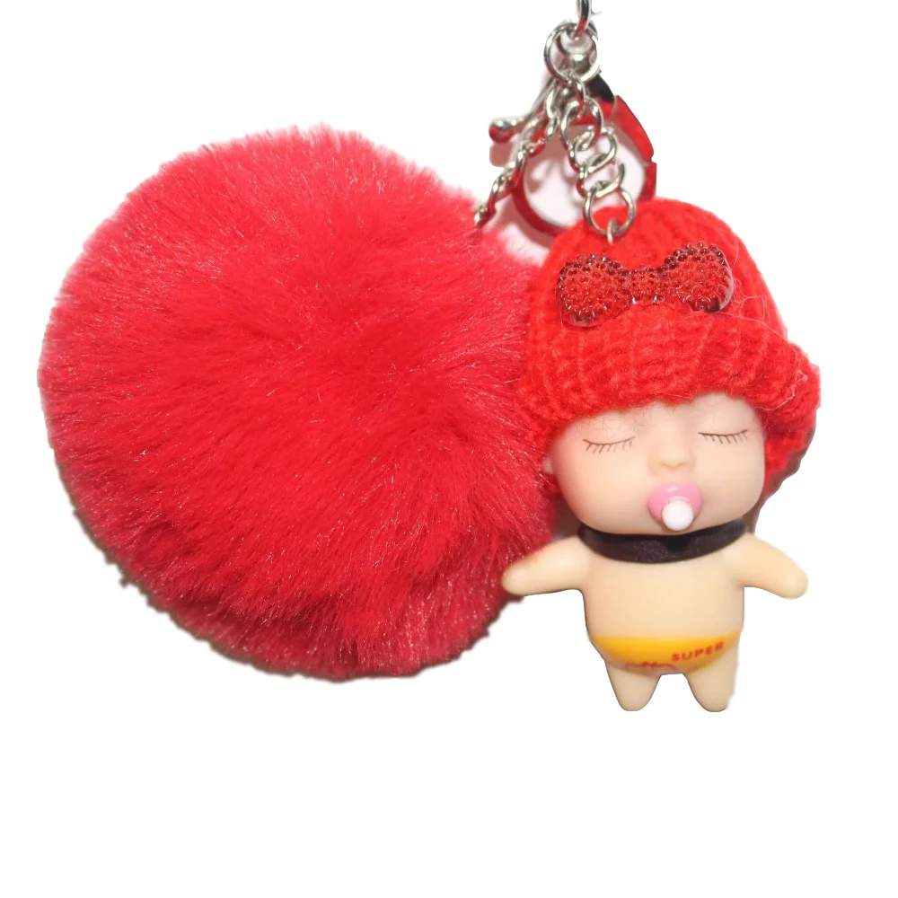 

Funny A doll eating a pacifier Super cute Sleeping hatted Wool hat baby Matryoshka Doll & Ethnic Dolls for girl's gift