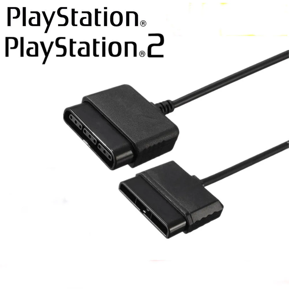 

1.8m Controller Extension Cable Cord For Sony Playstation 1 2 PS2/PS1 Console