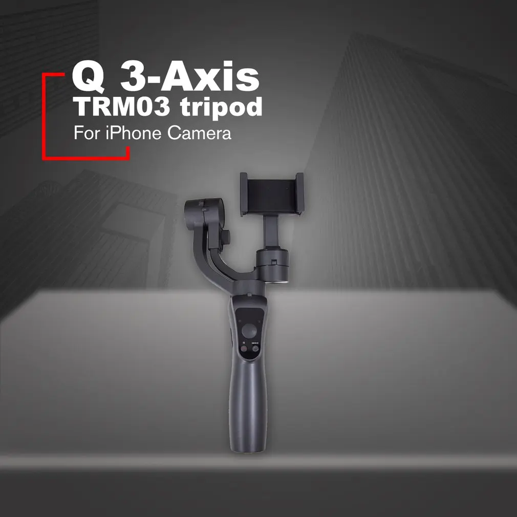 

Q 3-Axis Handheld Smartphone Gimbal Stabilizer for iPhone XS XR X 8Plus 8 7P 7 Samsung S9 S8 S7 & Action Camera