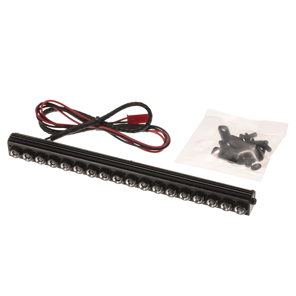 

Metal Roof Lamp 18 LED Light Bar for 1/10 RC Crawler SCX10 90027 & SCX10 II 90046 90047 Traxxas Trx-4 RC4WD D90