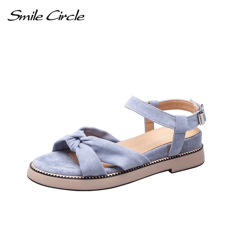

Smile Circle Casual Sandals Women 2019 Summer Fashion Flat Shoes Women Open Toes Shoes Roman style Ladies Shoes