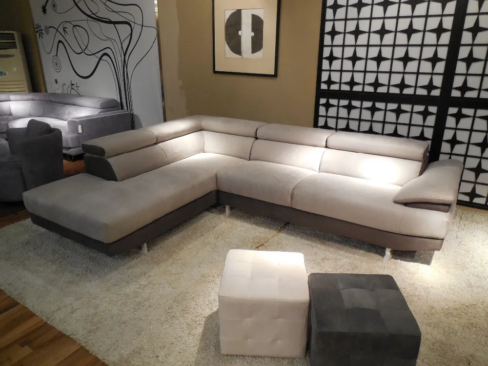 Современная мебель для гостиной, угловой диван в ткани высокого качества 1523