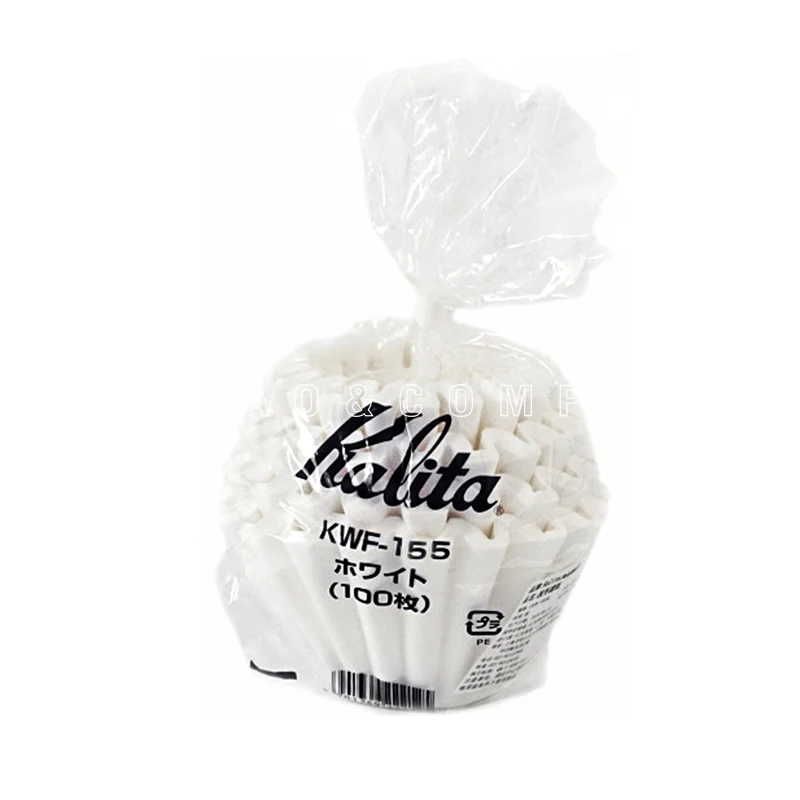 Kalita Paper Coffee Filter 102 Size White 100 fogli by Kalita Coffee Filter 