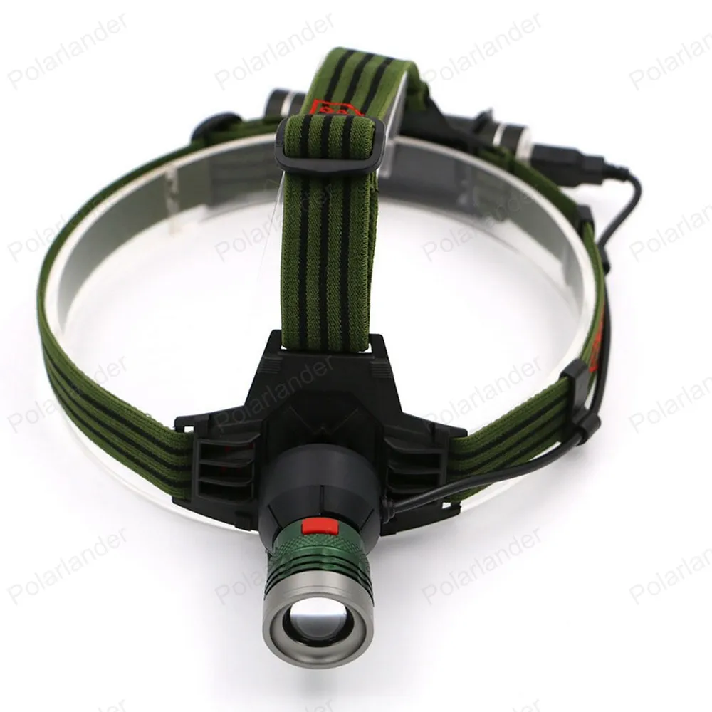 Intelligent USB rechargeable LED light removable mini headlight LED