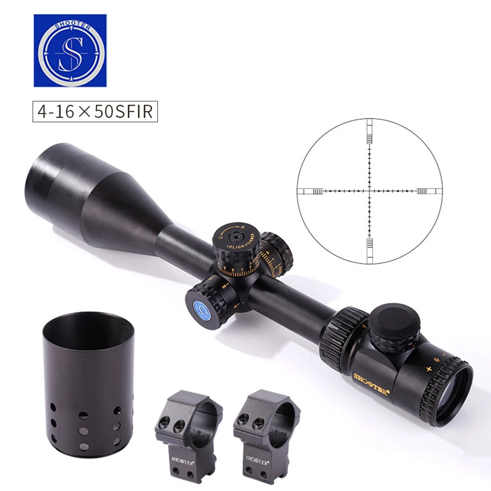 

SHOOTER 4-16X50SFIR Optic Sight Rifle Scope Outdoor Hunting Traveling Monocular Telescope High quality Gun accessories