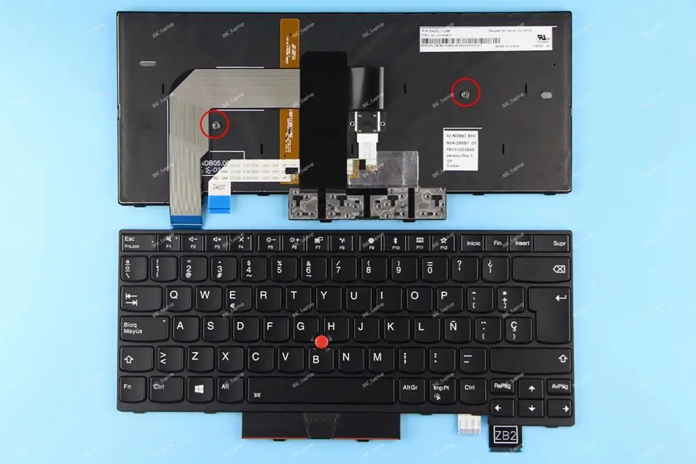 CHNASAWE Laptop UK Backlit Keyboard for Lenovo IBM ThinkPad T480 MT 20L5 20L6
