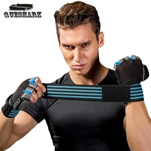 Мужские и женские гантели, перчатки для тяжелой атлетики, для тренажерного зала, на полпальца, для фитнеса, на запястье, спортивные перчатки, без пальцев, велосипедные перчатки, защищают запястье
