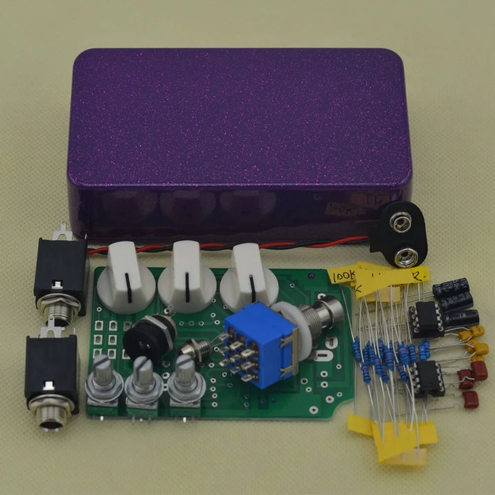 

DIY LANDTONE педаль для гитарного эффекта овердрайв все наборы с 1590B True Bypass OD2, наборы педалей FP, бесплатная доставка