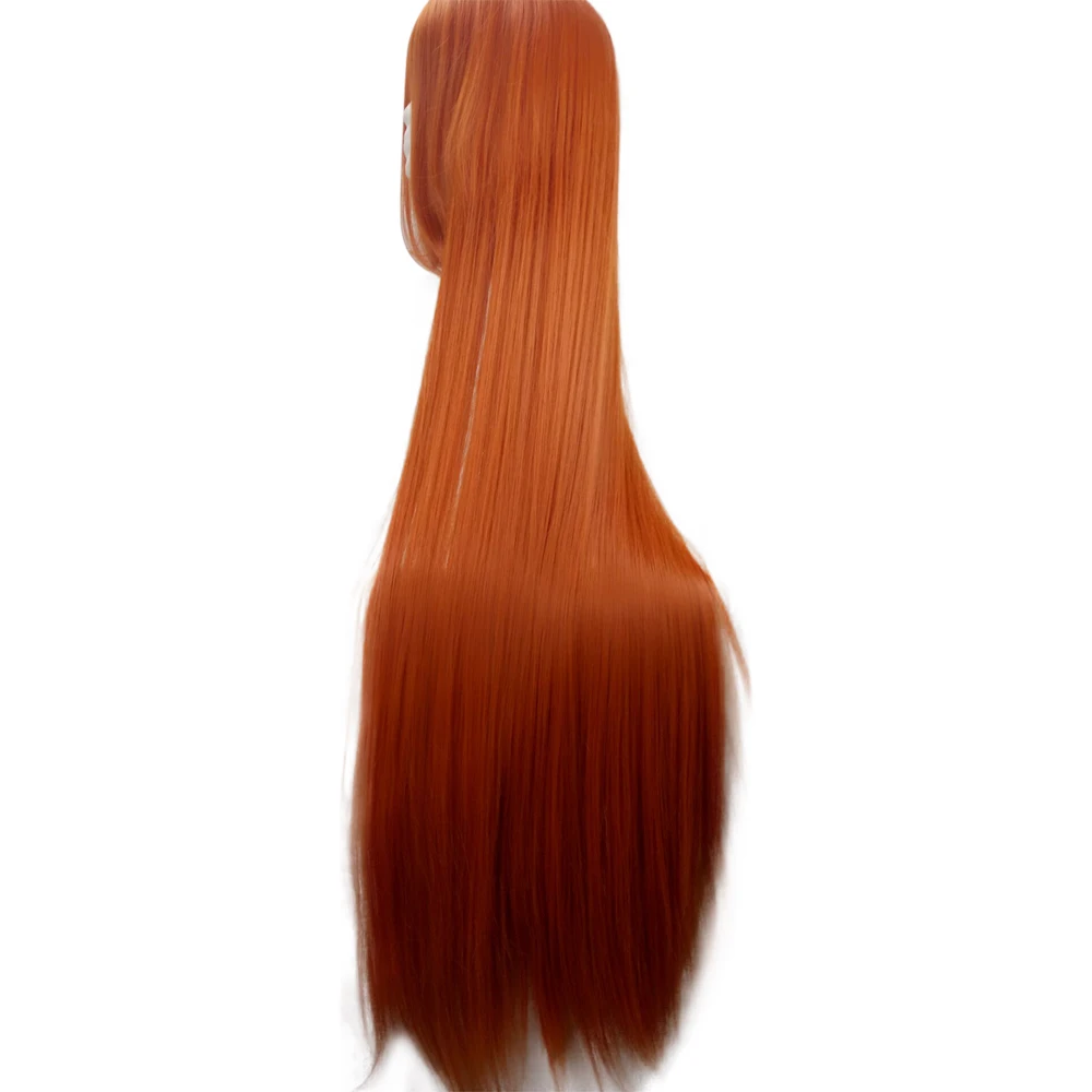 HAIRJOY naranja verde disfraz fiesta Cosplay peluca 100cm largo recto pelo sintético pelucas completas 9 colores disponibles envío gratis