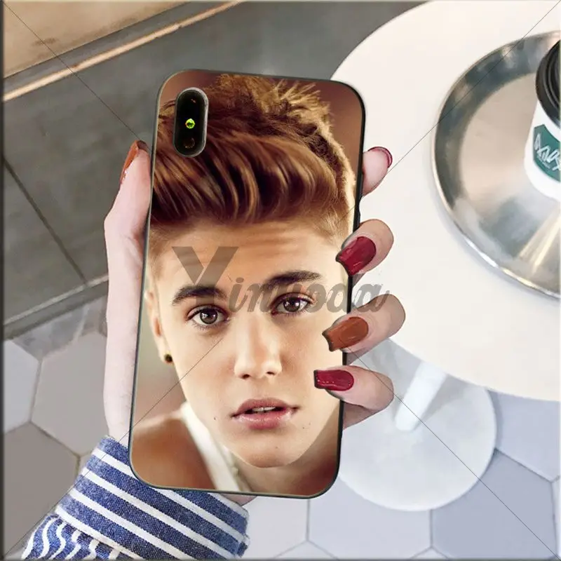 Popular Singer Justin bieber Soft Silicone TPU Phone Cover for Apple iPhone 8 7 6 6S Plus X XS MAX 5 5S SE XR Cover