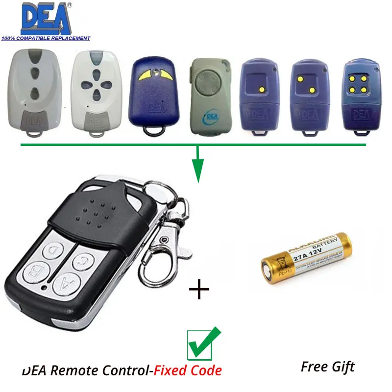 

DEA Fixed code remote Clone/Duplicator MIO TD2/4 ,Not rolling code TR2/4