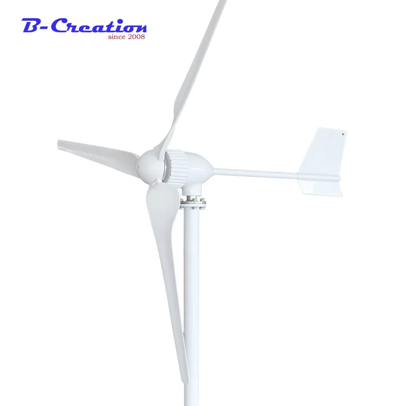 Wind Turbine Generator LOW WIND 1000 Watt 3 black Blade 24 AC 3 Wire 3.75 kWh N 