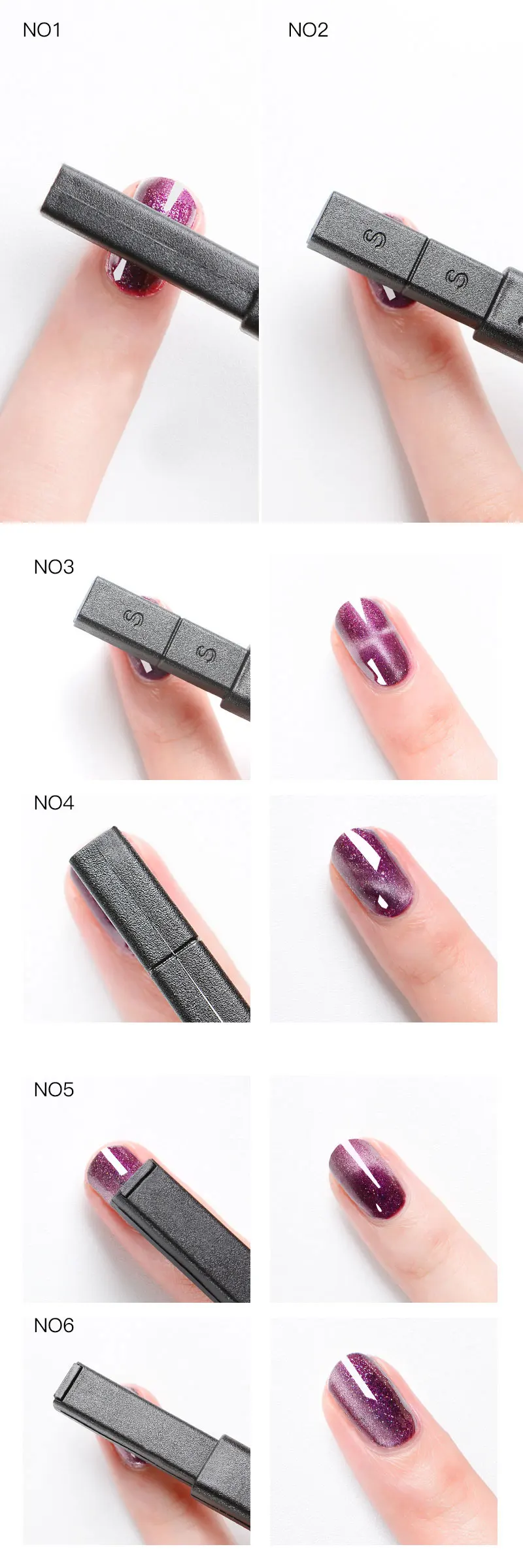 Mtssii УФ-гель для ногтей магнитная палочка инструмент для 3D Магнитная Cat Eye Gel волшебный гель лак с блеском для ногтей маникюр OneLine Мода