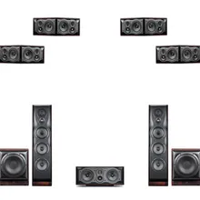 HiVi Лебеди M806A дома Театр динамик 7,2 канал основной M806A центр M808A-C объемный M808A-R бас Sub 10/15 м