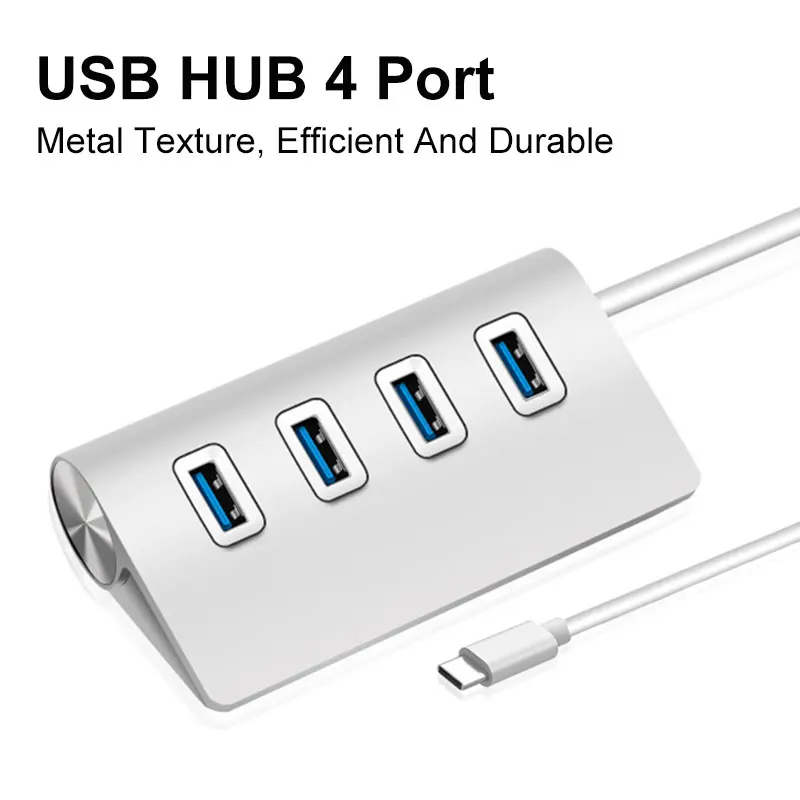 USB 2,0/3,0 концентратор 4 порта Высокоскоростной usb-хаб разветвитель расширитель портативный конвертер адаптер для Apple Macbook Air ноутбук ПК планшет