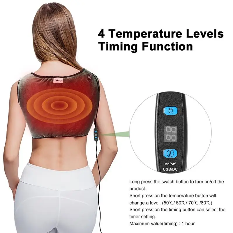 Buy Ultra Soft Heating Pad Heat Therapy Wrap Shoulder