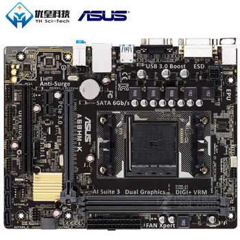 

Asus A68HM-K AMD A68H Original Used Desktop Motherboard Socket FM2/FM2+ AMD A-series/ Athlon Series Processor 32G Micro ATX