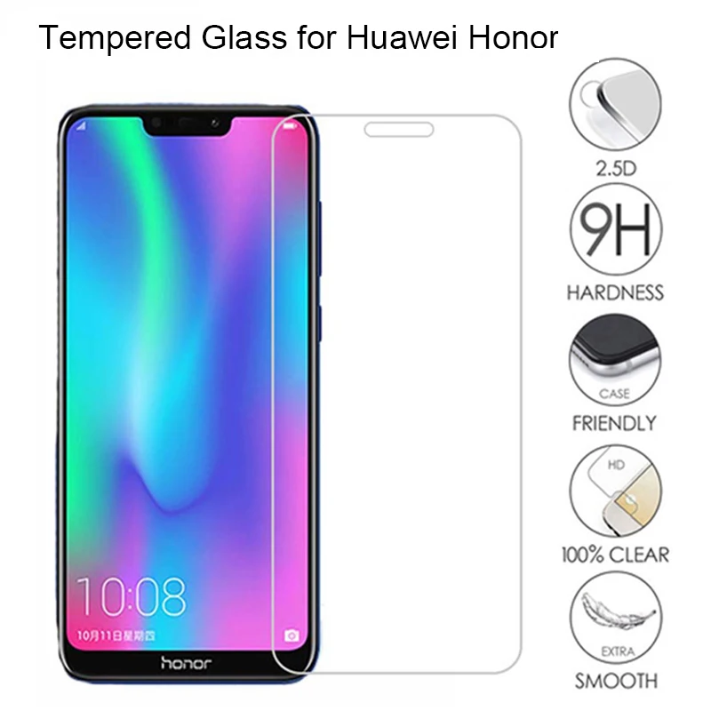 Стекло для Honor 8c 8lite 8x Max закаленное стекло Huawei 8 C X C8 X8 Lite 8xmax пленка защиты экрана