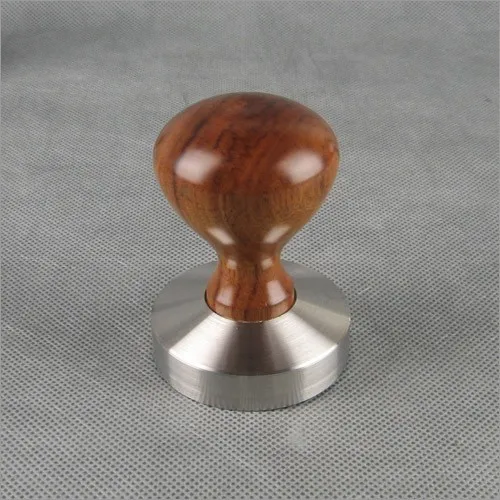 1 PC Espresso Coffee Tamper Wooden Handle with stainless stell base 49MM 51MM 53MM 57MM 58MM