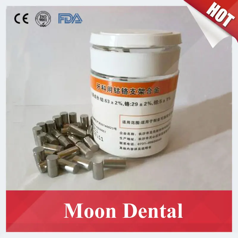 1 KG Dental Lab Cobalt Chromium Alloy (Co Cr Alloy) for Dental Bridges