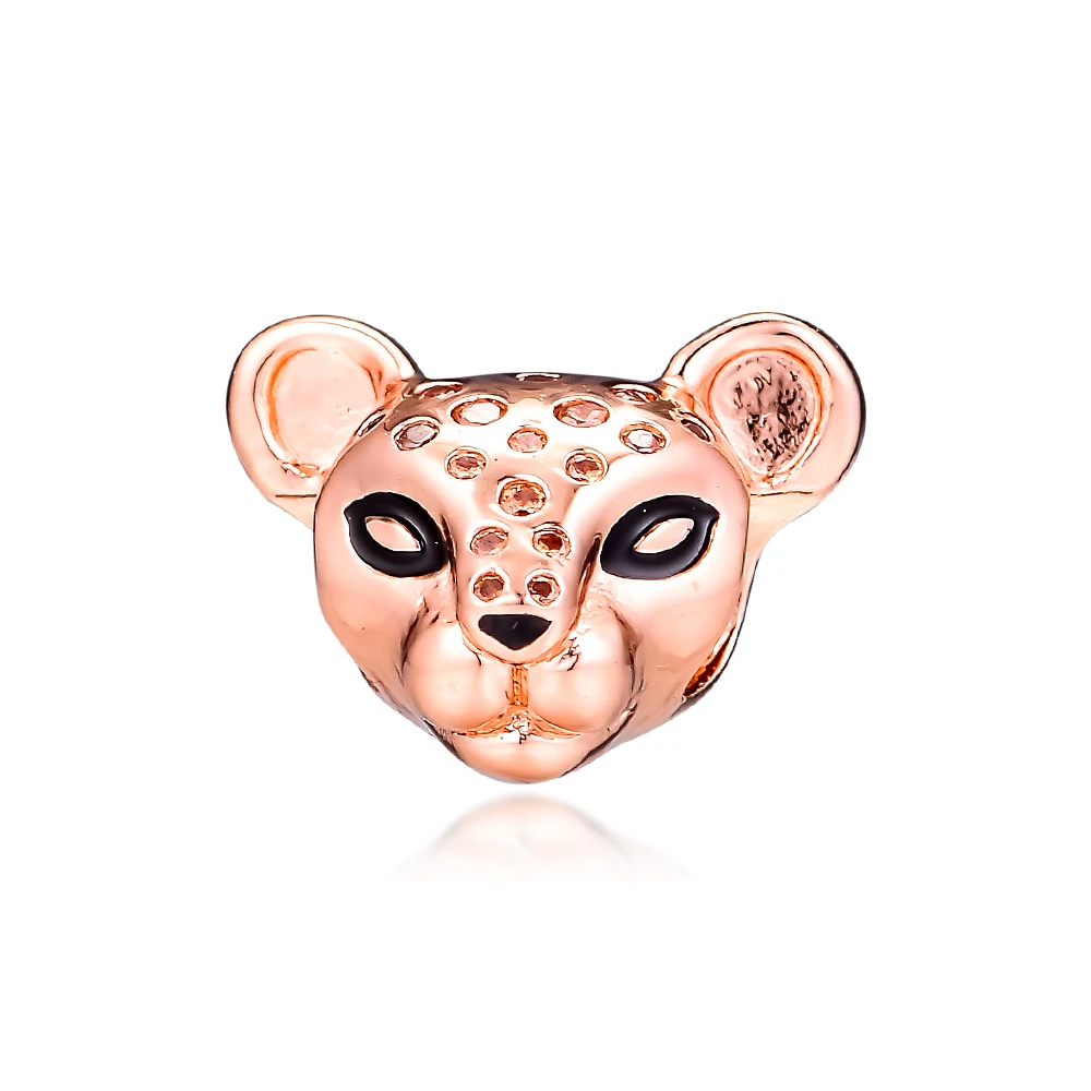 

Pandulaso Summer Beads ROSE LIONESS CHARM Fits Original Charms Bracelets For Woman DIY Sterling Silver Jewelry Beads