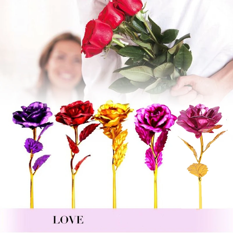 

Floral Gift Emulational Flower Decorating Minimum 24K Restaurant Decor Ornament Hotel with Gift Box