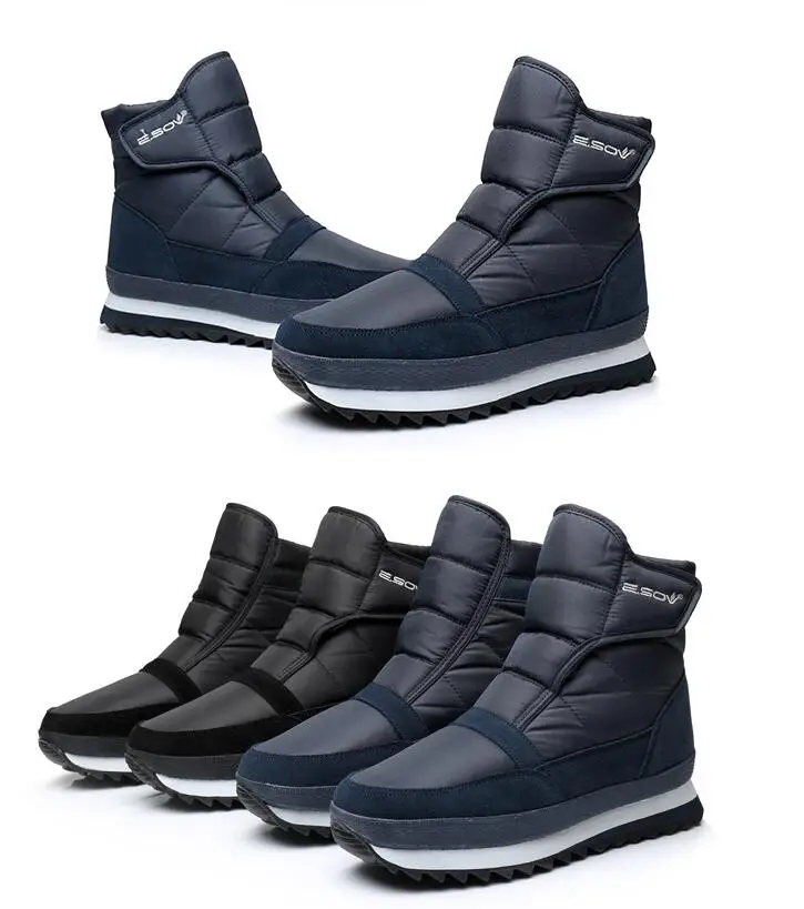 Г., новые зимние женские ботильоны размера плюс женские универсальные Водонепроницаемые зимние ботинки женская теплая хлопковая обувь, g397