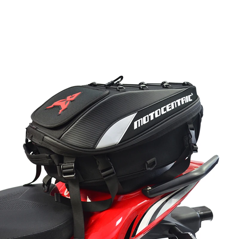

Brand New Waterproof Motorcycle Tail Bag Multifunction Motorcycle Rear Seat Bag High Capacity Motorcycle Rider Backpack