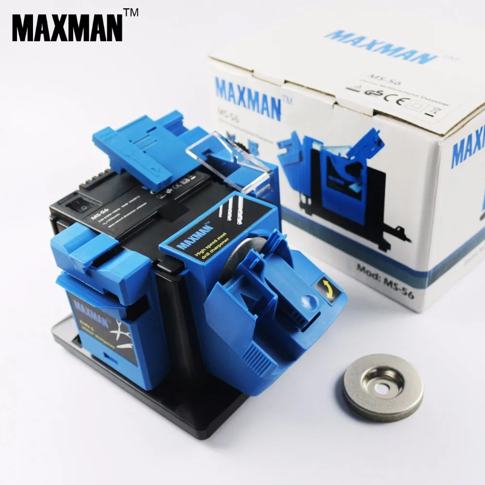 MAXMAN Professional Electric Knife Scissors Sharpener Chisel Plane HSS Drill Sharpening Machine for Kitchen Knives Tool