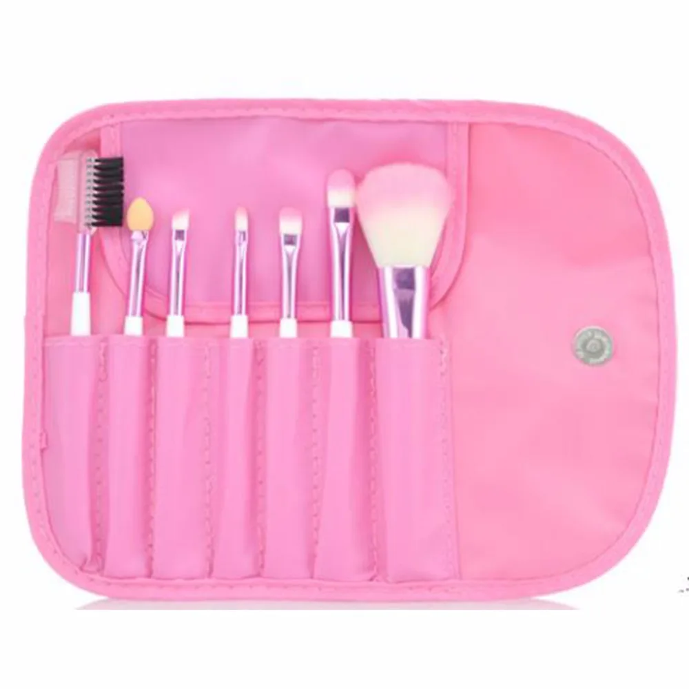 

Pro Makeup Brushes 7 pcs Set Powder Foundation Eyeshadow Eyeliner Lip Brush Tool