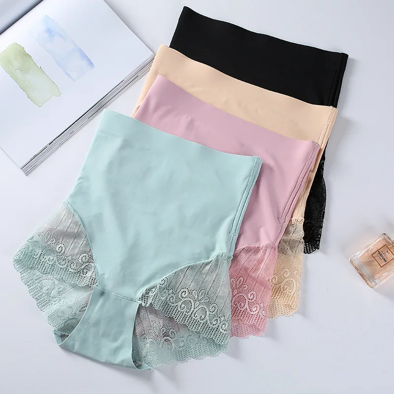 Трусы A098 весенние новые с рисунком высокая шелковая талией Mark Close Internal Pants Will