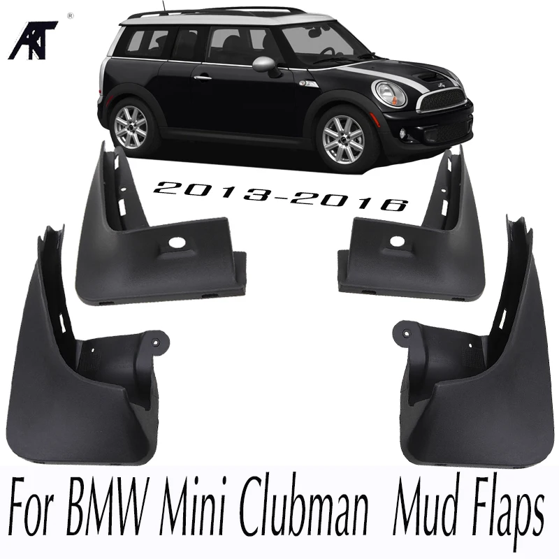 

Car Mud Flaps 4Pcs For BMW Mini Clubman One 2013-2017 Black Front Rear Molded Splash Guards Mudguard Mudflaps Fenders