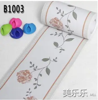 

Waterproof waist line self-adhesive baseboard bathroom waist line wall sticker kitchen living room bathroom tile baseboard -72