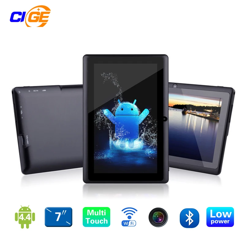 

7" Tablet PC Android 4.4 Google A33 Quad-Core 1G-16GB Bluetooth WiFi FlashTablet PC Quad Core Q88 Tab Support 3G External