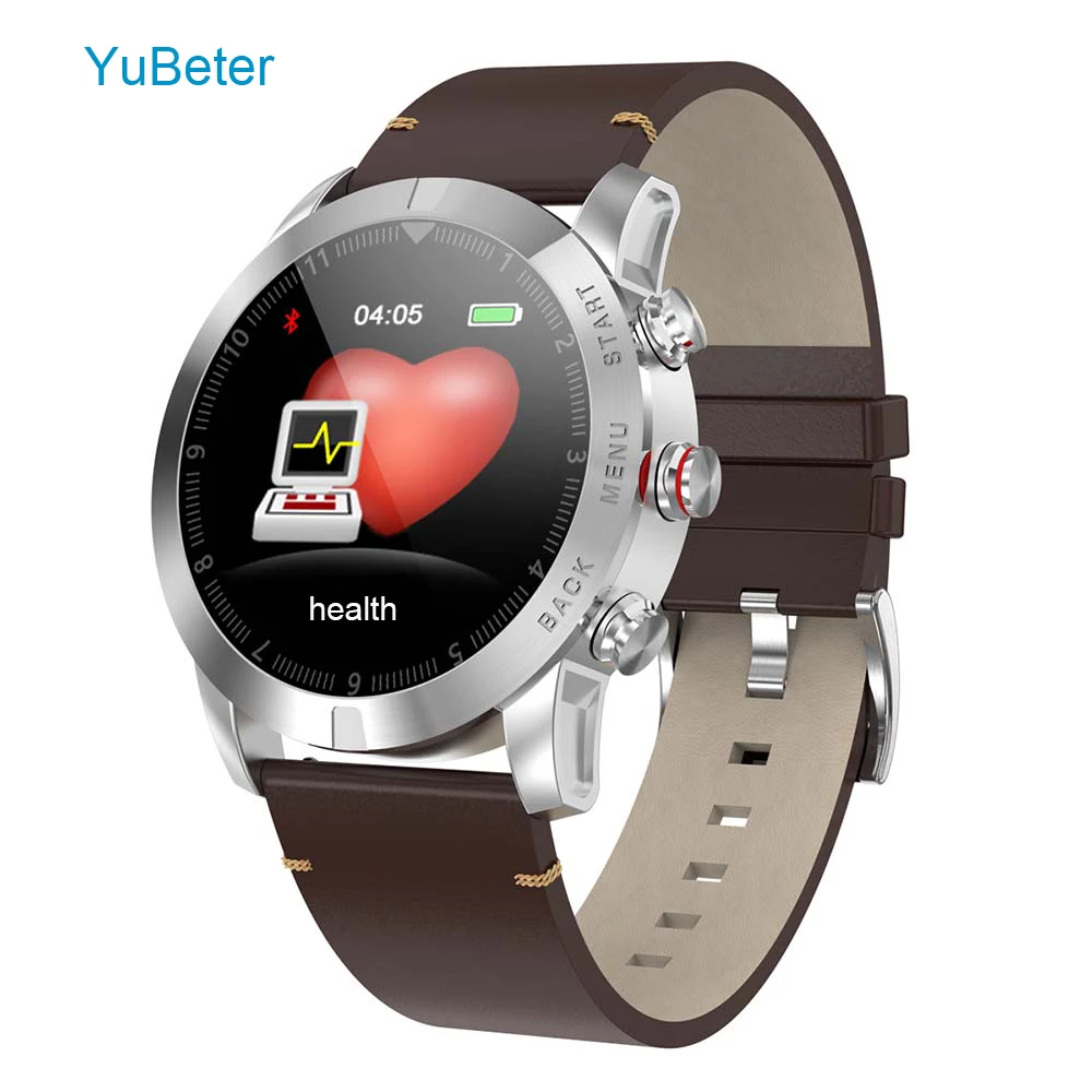 

YuBeter Business Sport Smart Watch Waterproof SmartWatch for IOS Android Support Reminder Pedometer Heart Rate Sleep Monitor