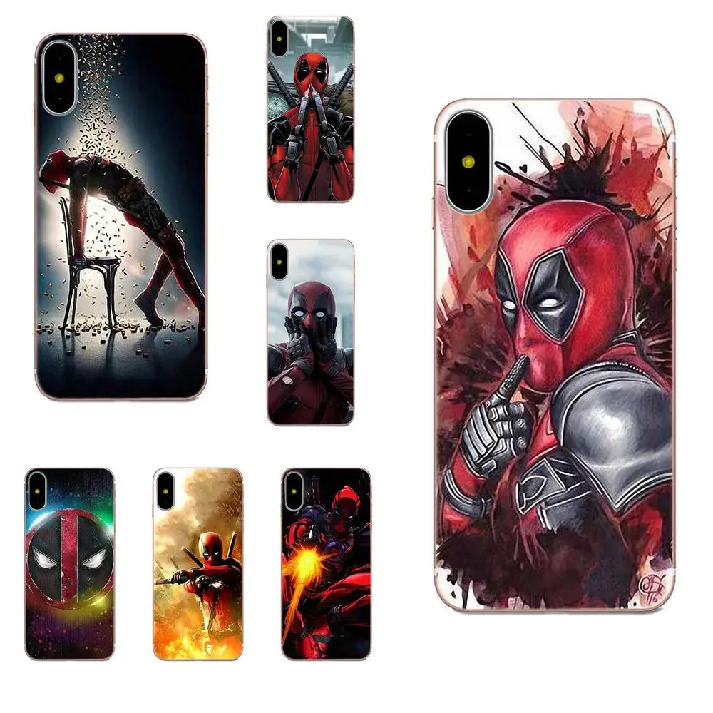 Вертикальный чехол для телефона Xiaomi Redmi Mi Note 7 8 9 SE Pro Lite Go Play Deadpool | Мобильные