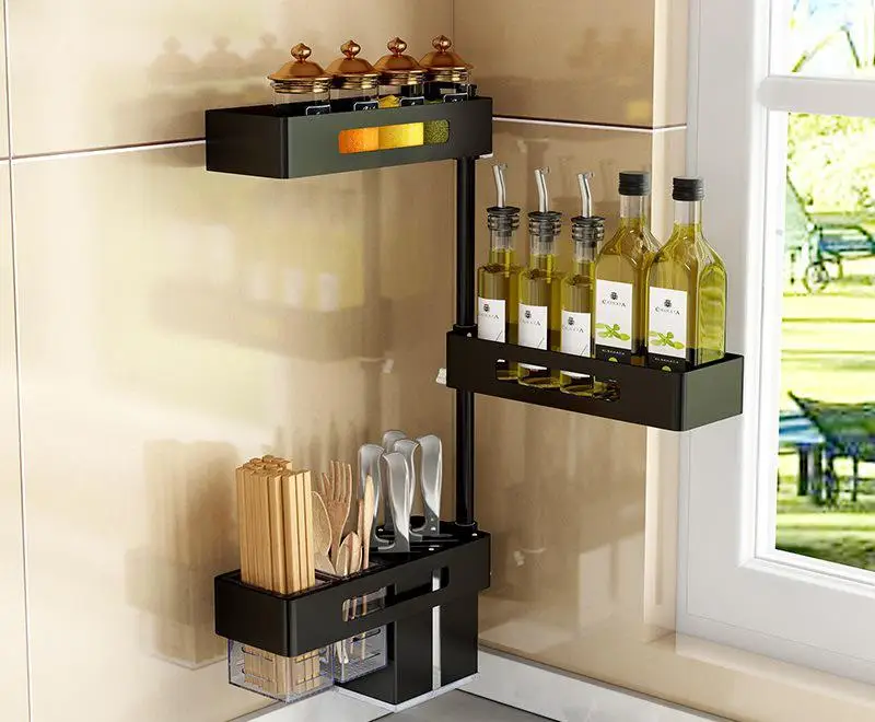 Three floors holder