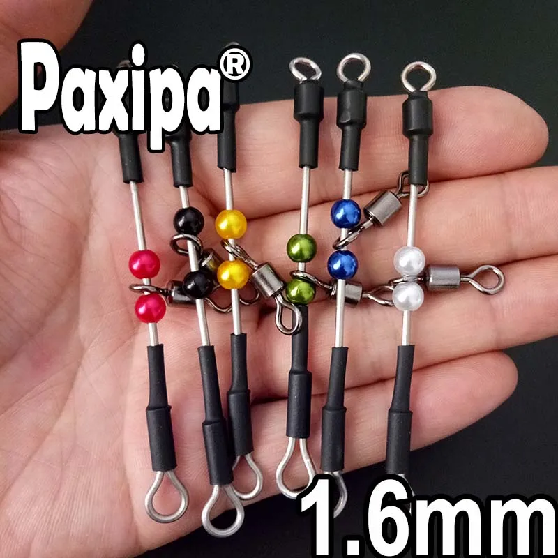 6 шт. рыболовный разъем Urfe Para Temporales Enganches Rapidos Para la Pesca Kolay Atma Aparati - Цвет: 1.6mm all colors