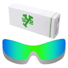 2 шт. Mryok поляризованные Сменные линзы против царапин для солнцезащитных очков-солнцезащитных очков Окли антикс линзы Серебро Титан и изумрудно-зеленый