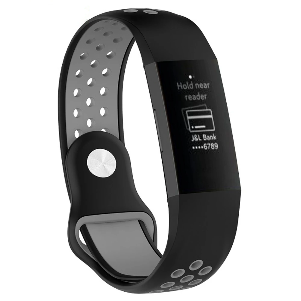 Цветной браслет для Fitbit Charge 3, спортивный силиконовый ремешок на запястье, подходит для bit Charge 2, умный Браслет, умные аксессуары