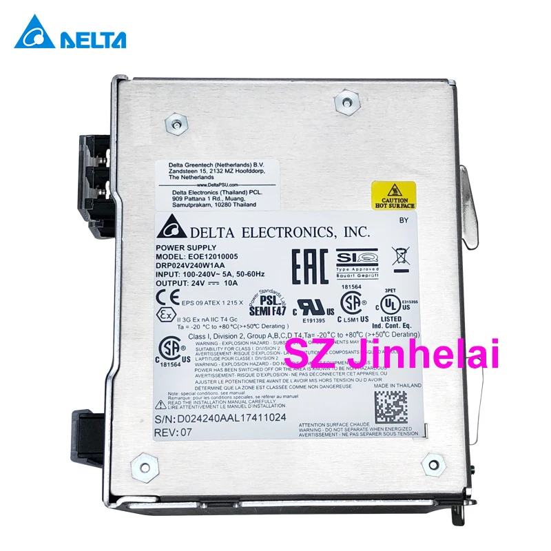 DELTA DRP024V240W1AA подлинный оригинальный импульсный источник питания EOE12010005 10A 240W din