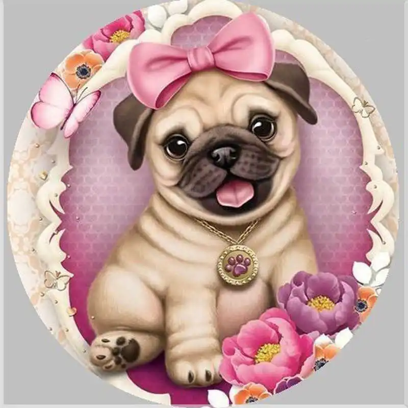 5-Full Square Round Drill Diamond Embroidery 5D Mosaic Painting Photo Custom (52)