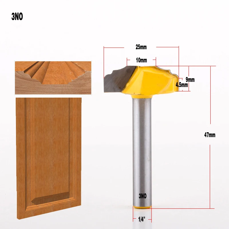 CHWJW 1 шт. 1/" SH деревообрабатывающий дверной каркас кружевной нож дверной гравировальный профилированный кружевной шкаф гравировальный нож импортный Фрезерный резак