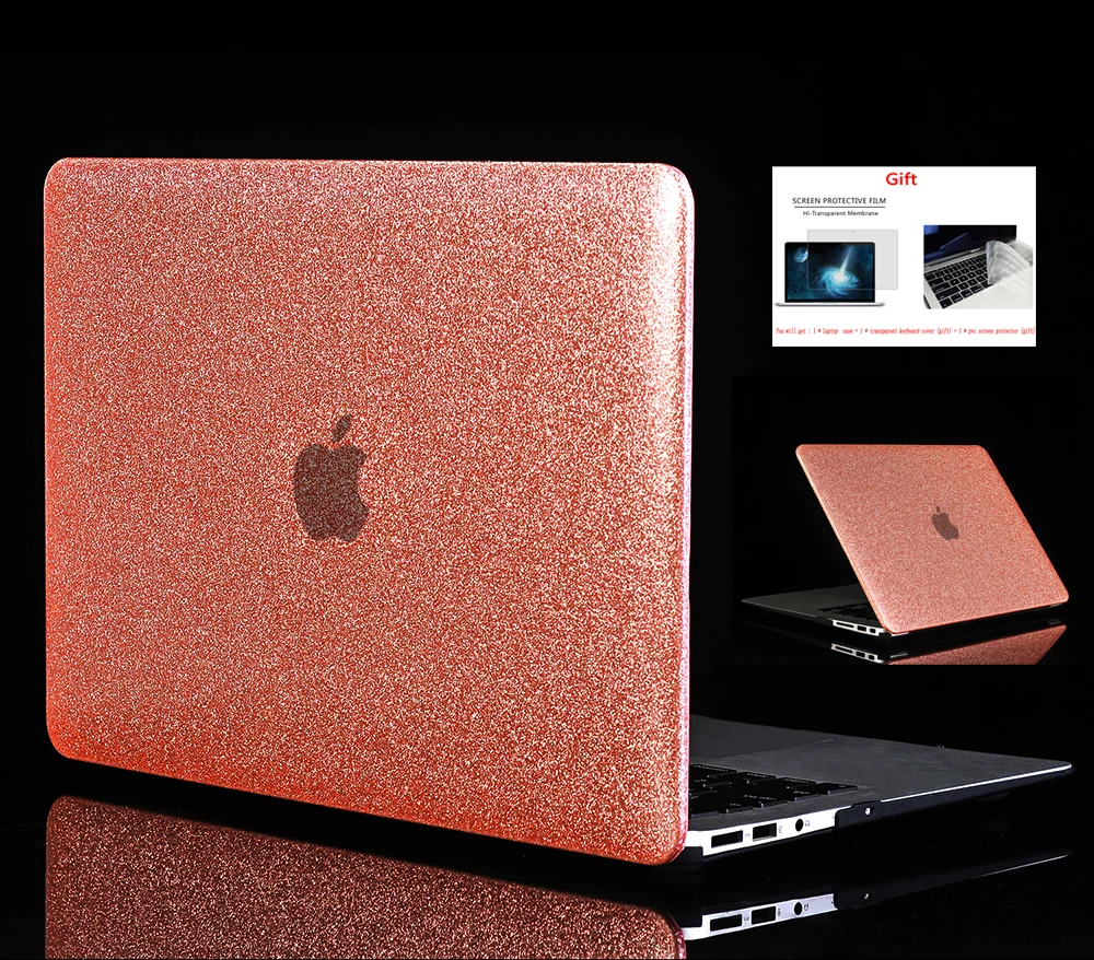 Shine Glitter Hard Laptop Case For font b Apple b font font b Macbook b font