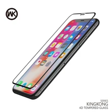 WK 4D Curved Screen Protector Tempered Glass for iPhone X 7 8 Plus Protective Glass Screen Protection for iPhone Accessories